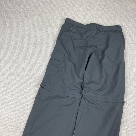 Columbia Silver Ridge Utility Convertible Pants Womens 14 Short Omni Shield Gorp - Picture 15 of 16